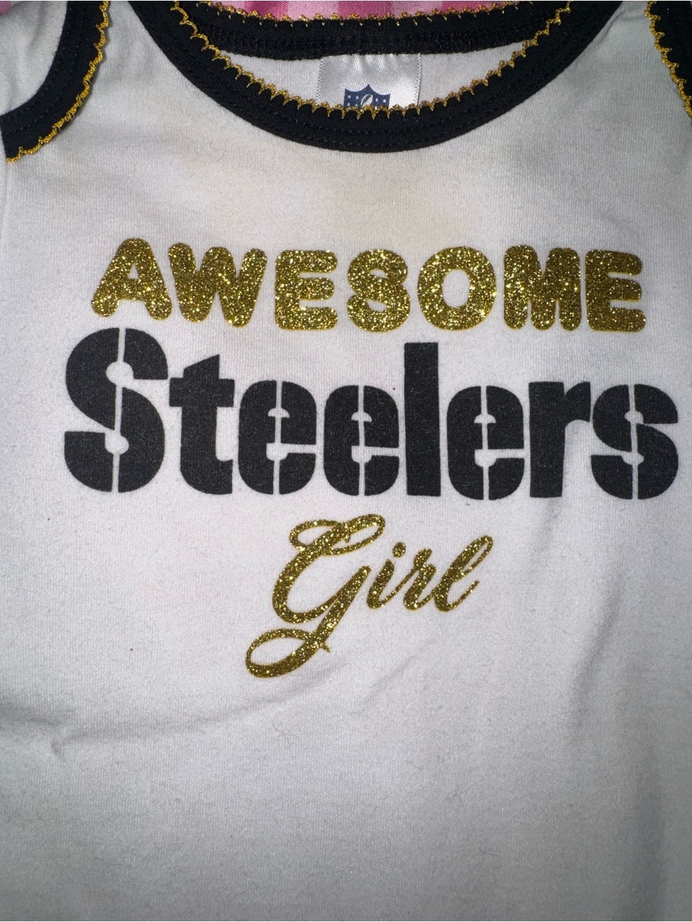 Steelers Girl NFL Baby Onesie - Picture 2 of 4